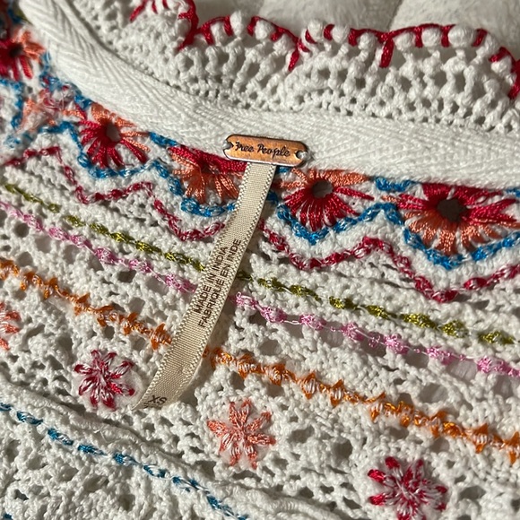 Free People Embroidery Long sleeve | Size XS - Picture 3 of 8